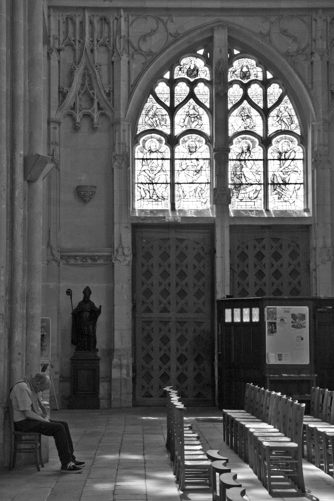  Transept de la Cathédrale Notre-Dame de Senlis. Photo André Lange-Médart